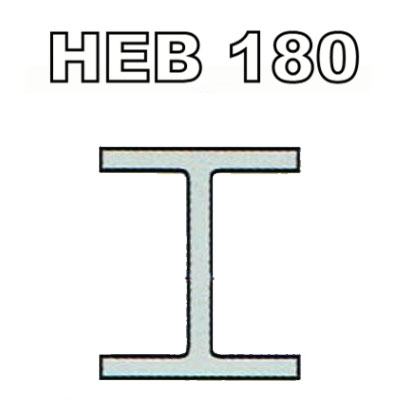 Poutrelle acier HEB 180 - S275JRG2