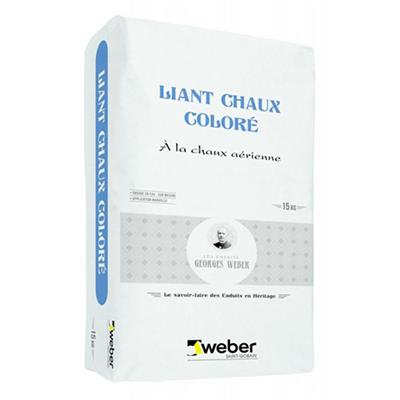 Weber liant chaux coloré - Sac 15 Kg