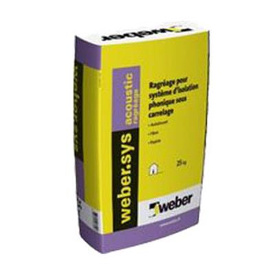 Ragréage webersys acoustic - Sac 25 kg