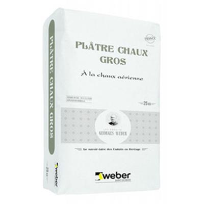 Weber plâtre chaux gros - Sac 25 kg