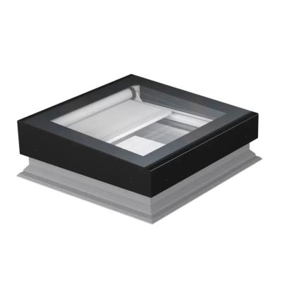 Fenêtre plane pour toits plats DXZ-A P2 avec store pare-soleil AMZ-Z Z-Wave, Dimension Fakro 100 x 100 cm