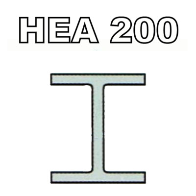 Poutrelle acier HEA 200 - S275JRG2