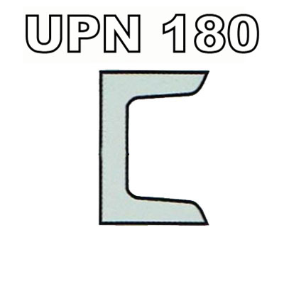Poutrelle acier UPN 180 - S275JGR2