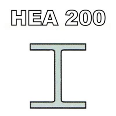Poutrelle acier galvanisée - HEA 200 - S275JRG2