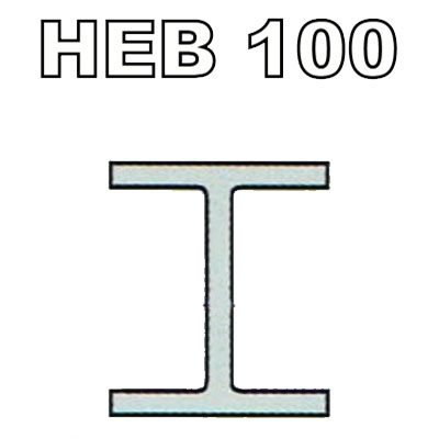 Poutrelle acier HEB 100 - S275JRG2