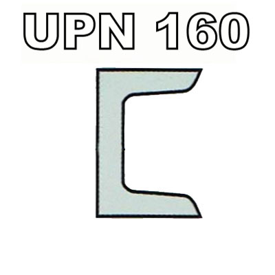 Poutrelle acier UPN 160 - S275JRG2